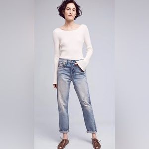 Anthropologie Levi high rise wedgie size 29